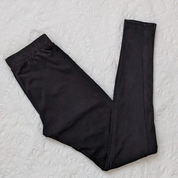 Lovan M Faux Suede Legging Small - Picture 3 of 7